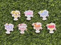 Kpop Sundae Ice Cream Stickers | BT21 Inspired Characters | Waterproof Vinyl Pack