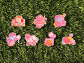 Kpop Schlafanzugparty Sticker Pack | BT21-inspirierte Charaktere | 7 Stück gestanzte Vinyl-Aufkleber, wasserfest