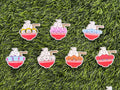 Kpop Ramen Sticker Pack | BT21-inspirierte Charaktere | 7 Stück gestanzte Vinyl-Aufkleber wasserfest