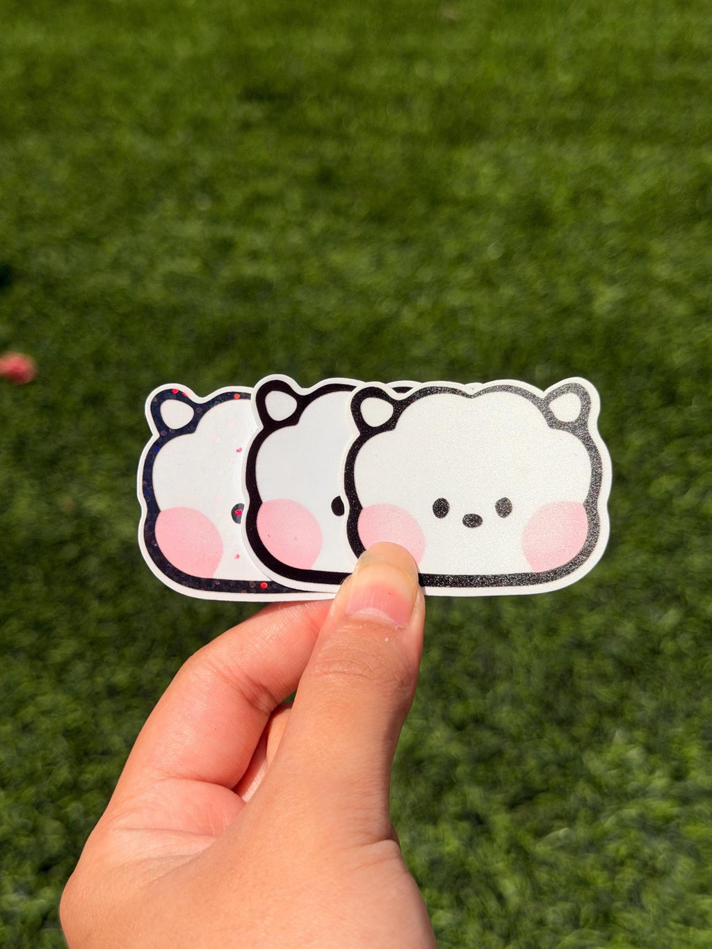 Kpop Minini Head Sticker Pack | BT21 Inspired Characters | 7pcs Die Cut Vinyl Waterproof Stickers