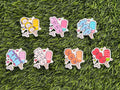Kpop Dessert-themed Sticker Pack | BT21 Inspired Characters | 7pcs Die Cut Vinyl Waterproof Stickers