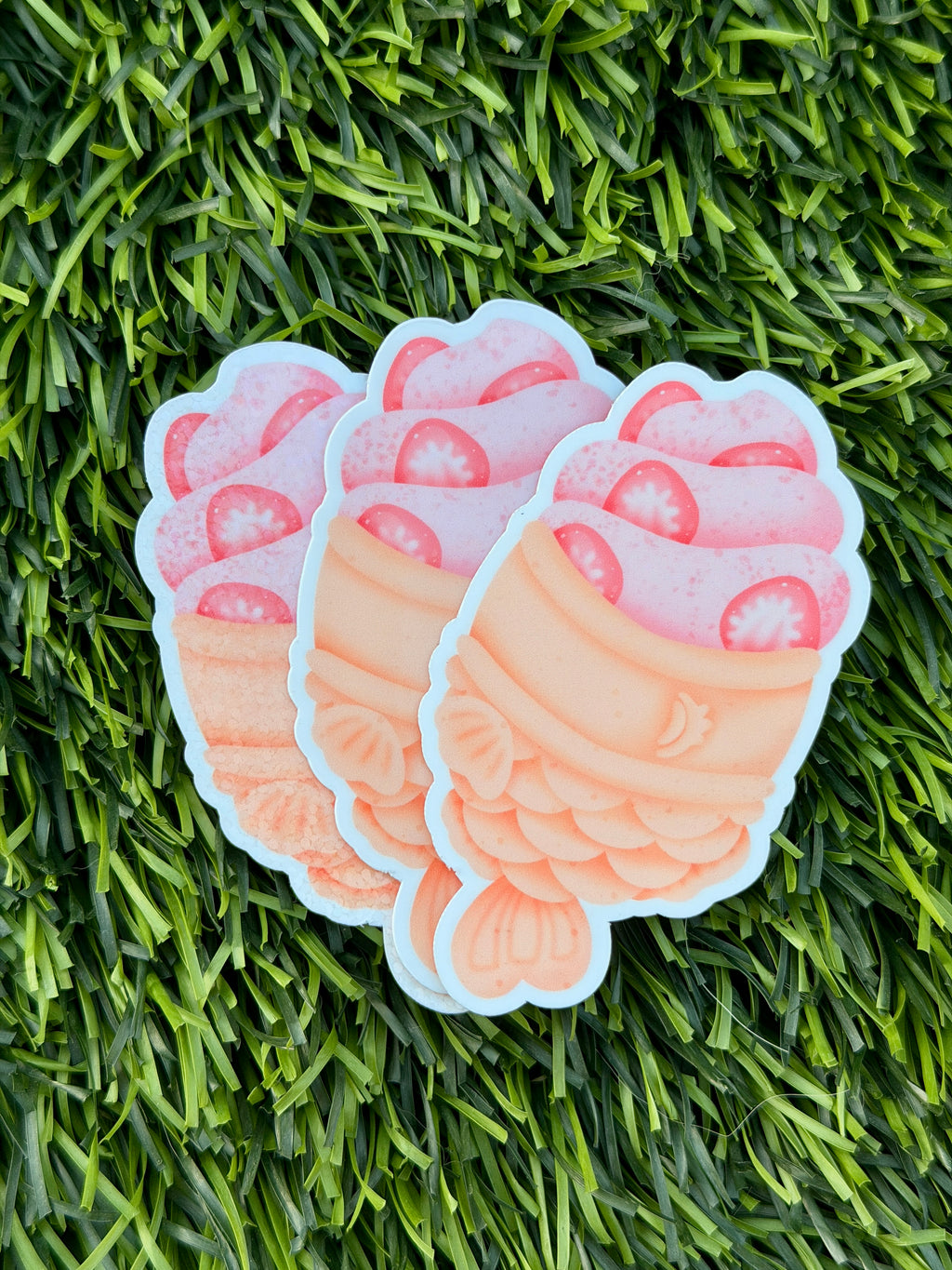 Taiyaki Ice Cream | Die Cut Stickers