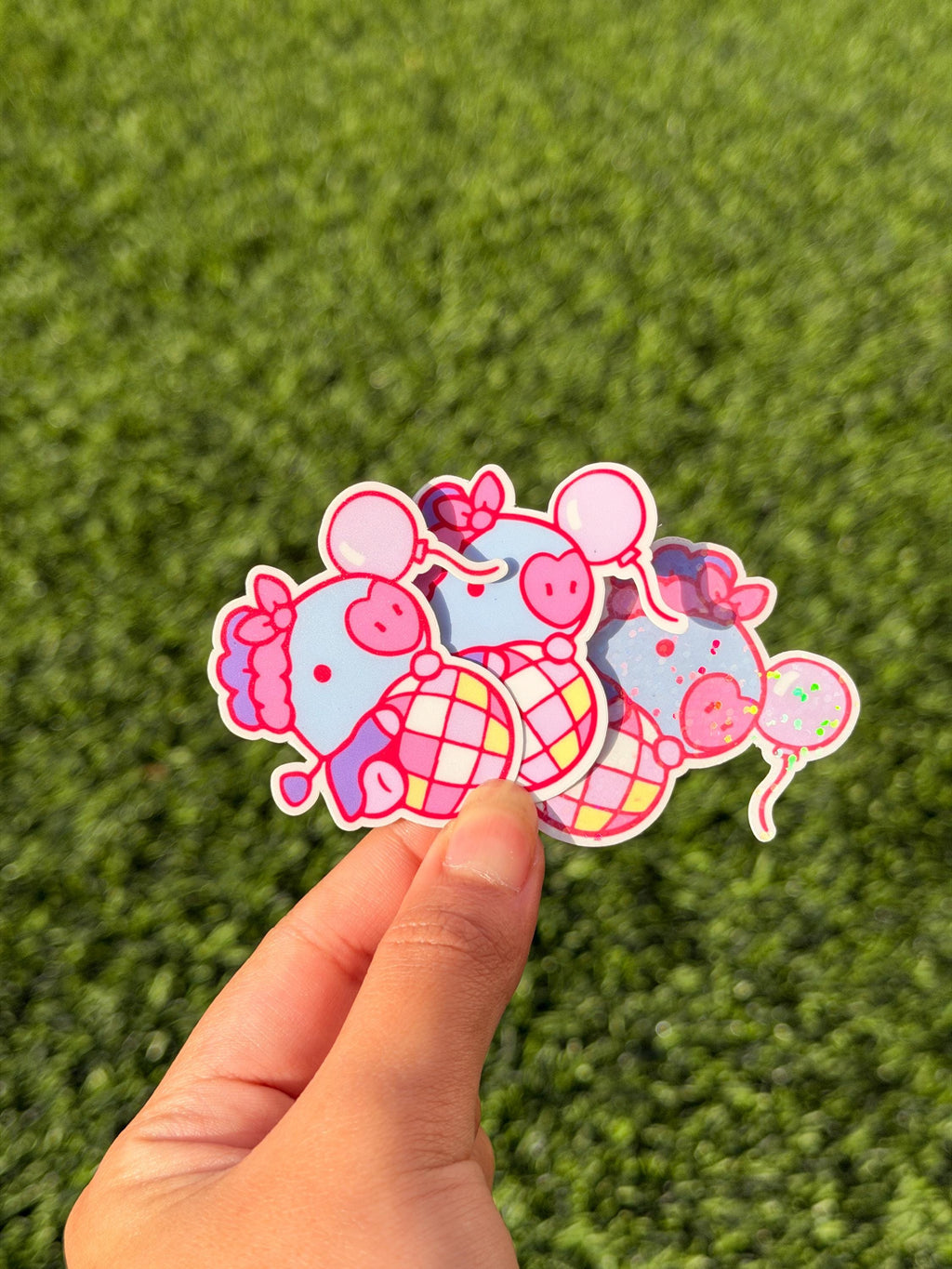 Kpop Schlafanzugparty Sticker Pack | BT21-inspirierte Charaktere | 7 Stück gestanzte Vinyl-Aufkleber, wasserfest