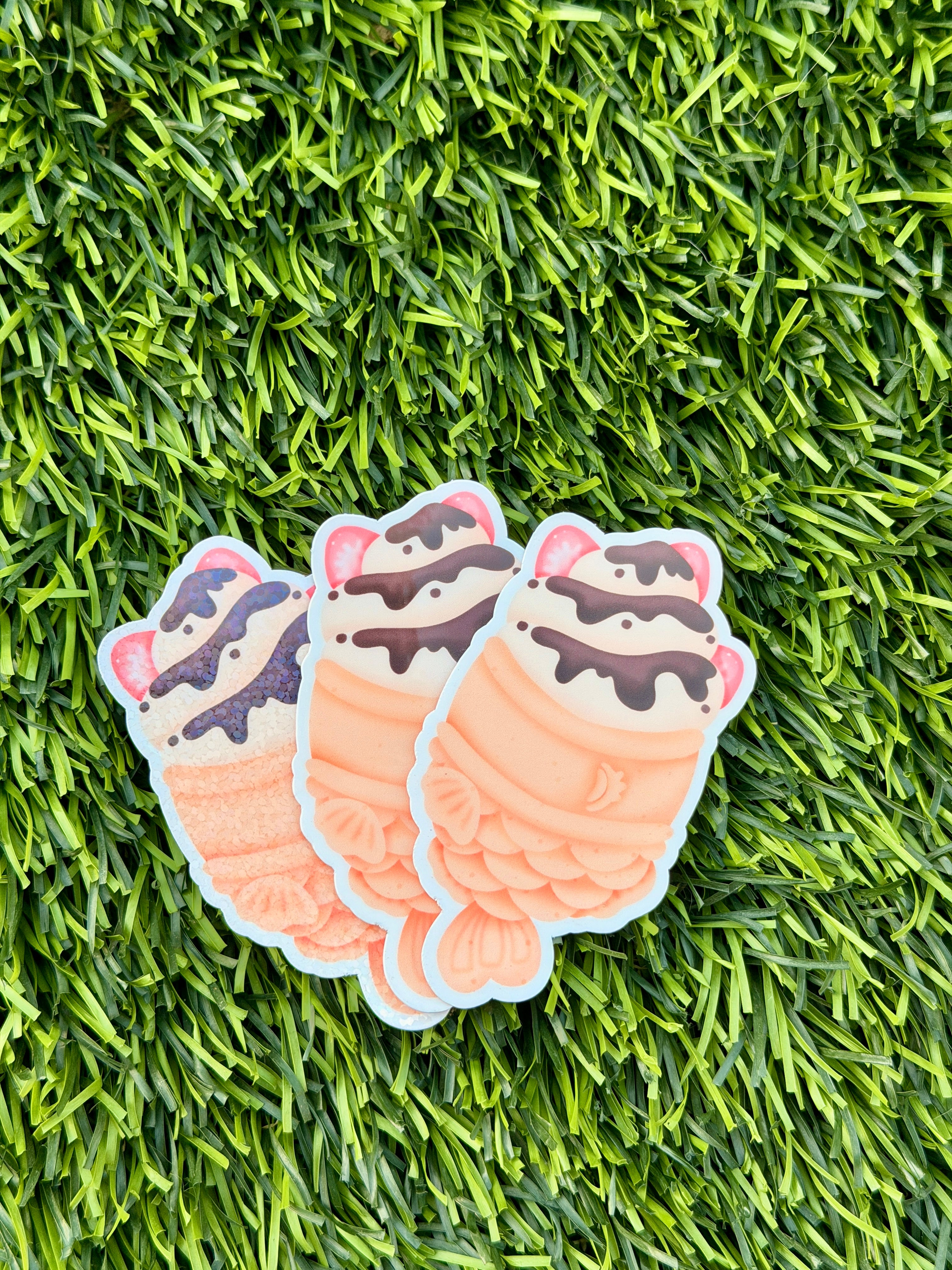 Taiyaki Ice Cream | Die Cut Stickers