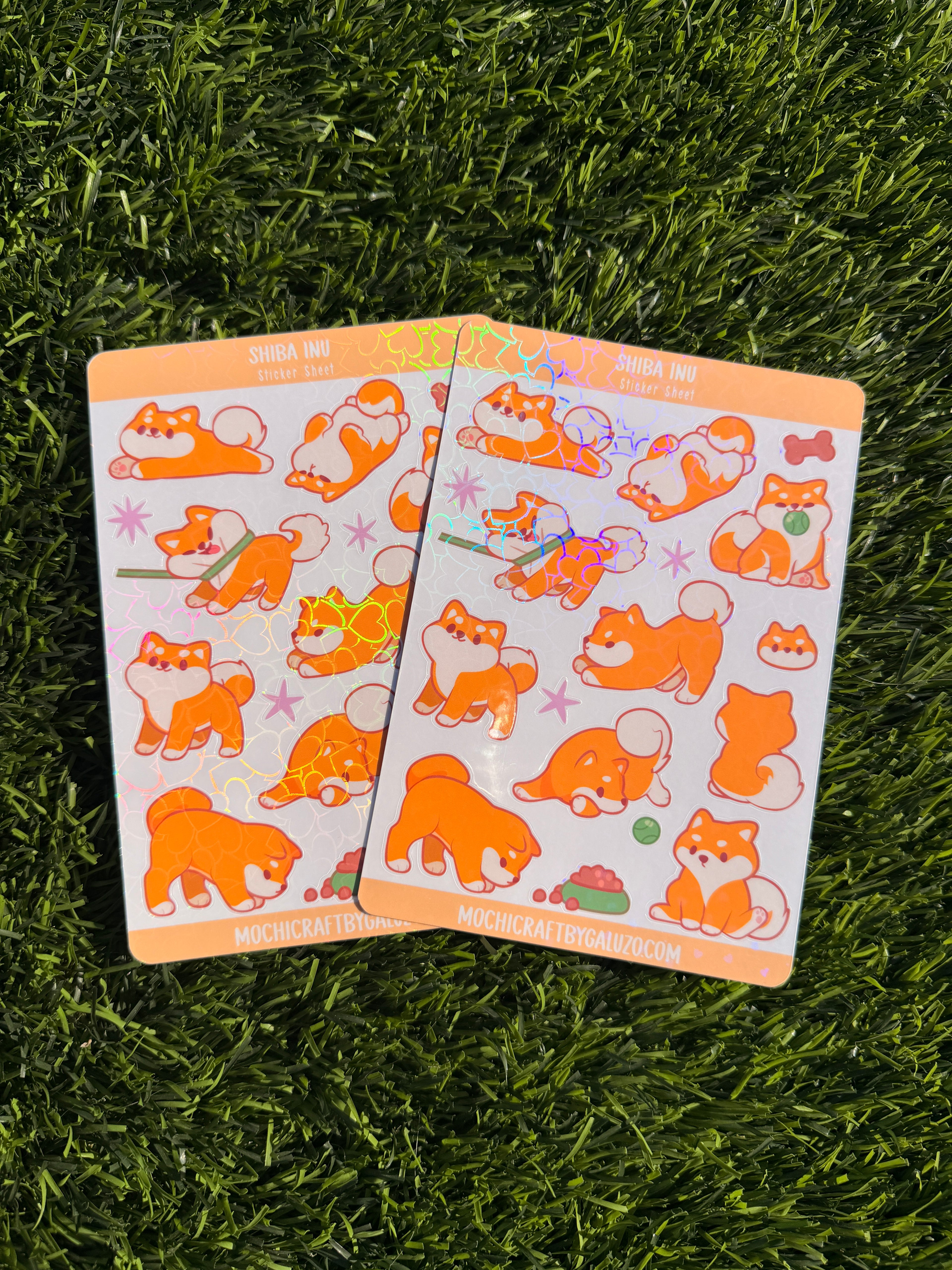 Shiba Inu | Scrapbooking | Sticker Sheet | Kiss Cut