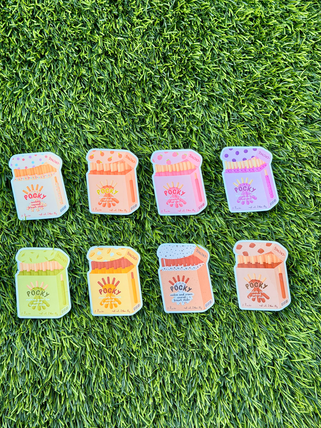 Pocky Snacks | Die Cut Stickers