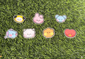 Kpop Minini Head Sticker Pack | BT21 Inspired Characters | 7pcs Die Cut Vinyl Waterproof Stickers