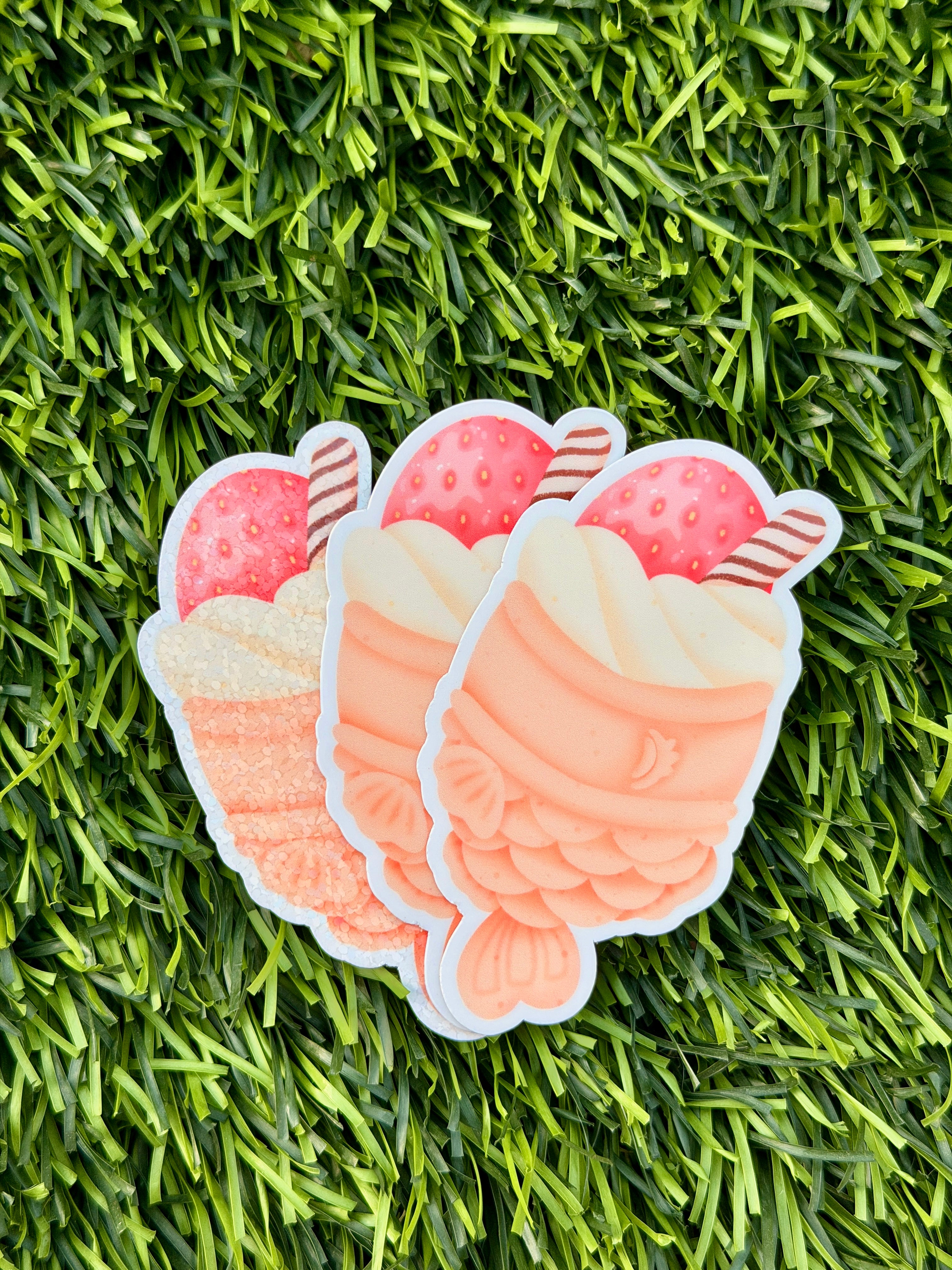 Taiyaki Ice Cream | Die Cut Stickers