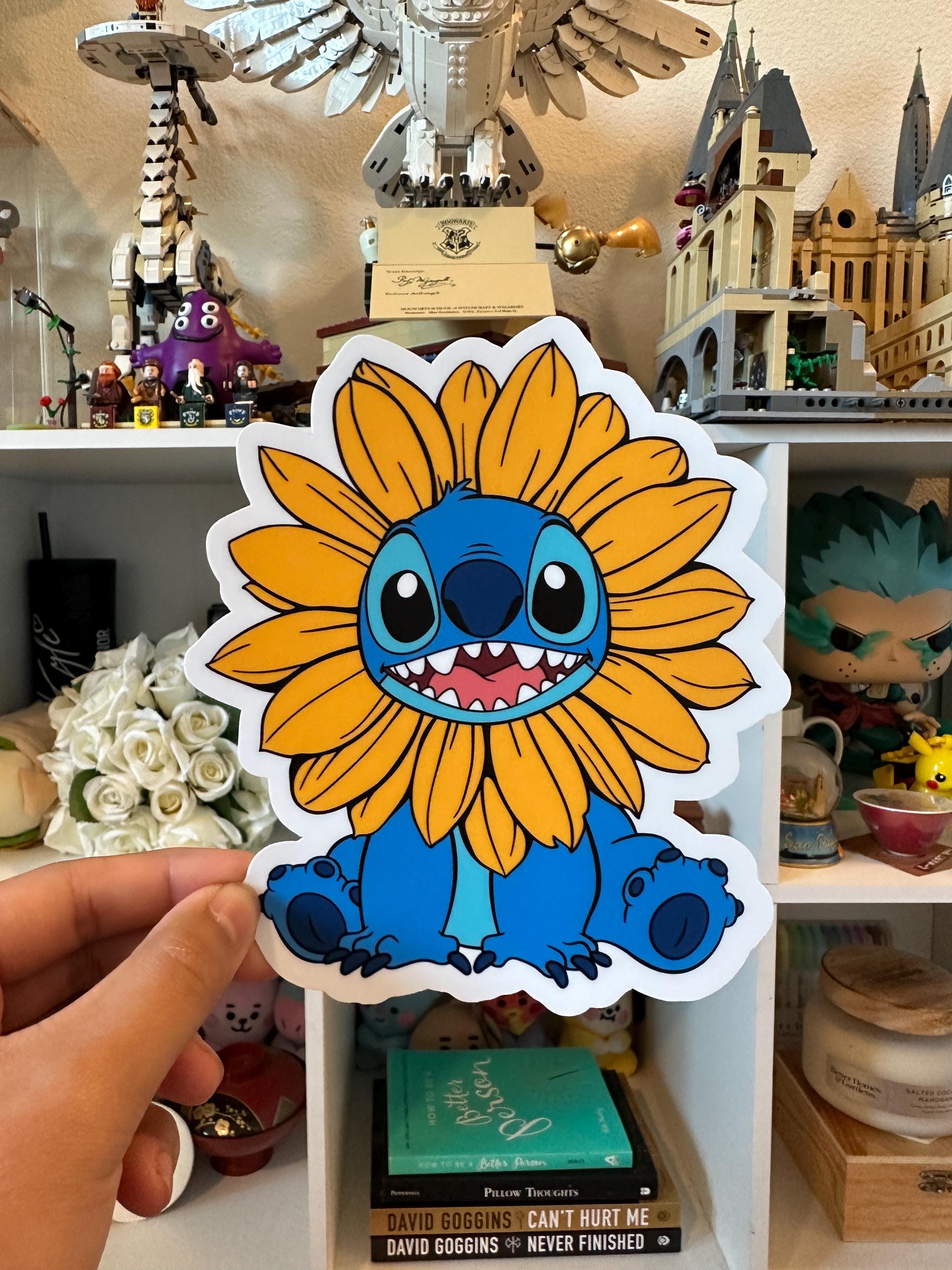 Puntada de Girasol || Calcomanía troquelada