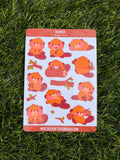 Beaver | Scrapbooking | Sticker Sheet | Kiss Cut