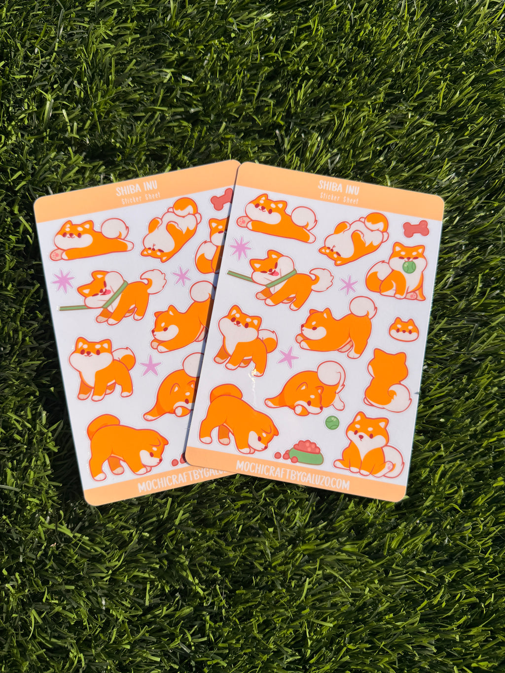 Shiba Inu | Scrapbooking | Sticker Sheet | Kiss Cut