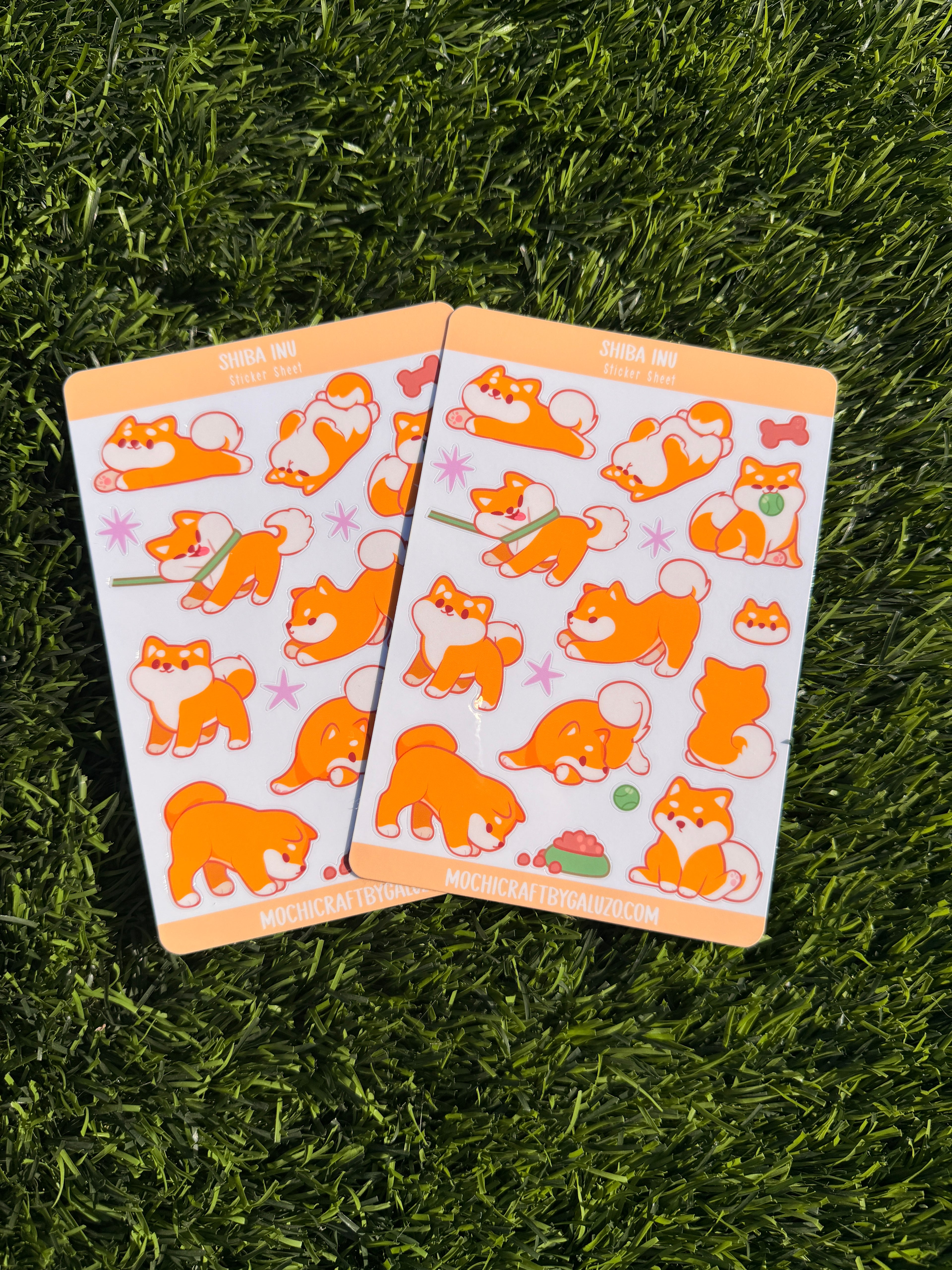 Shiba Inu | Scrapbooking | Sticker Sheet | Kiss Cut