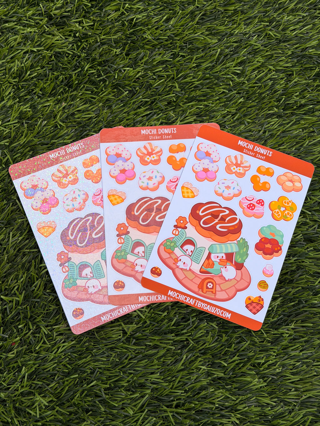 Mochi Donut | Scrapbooking | Sticker Sheet | Kiss Cut
