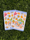 Coastal House | Scrapbooking | Sticker Sheet | Kiss Cut