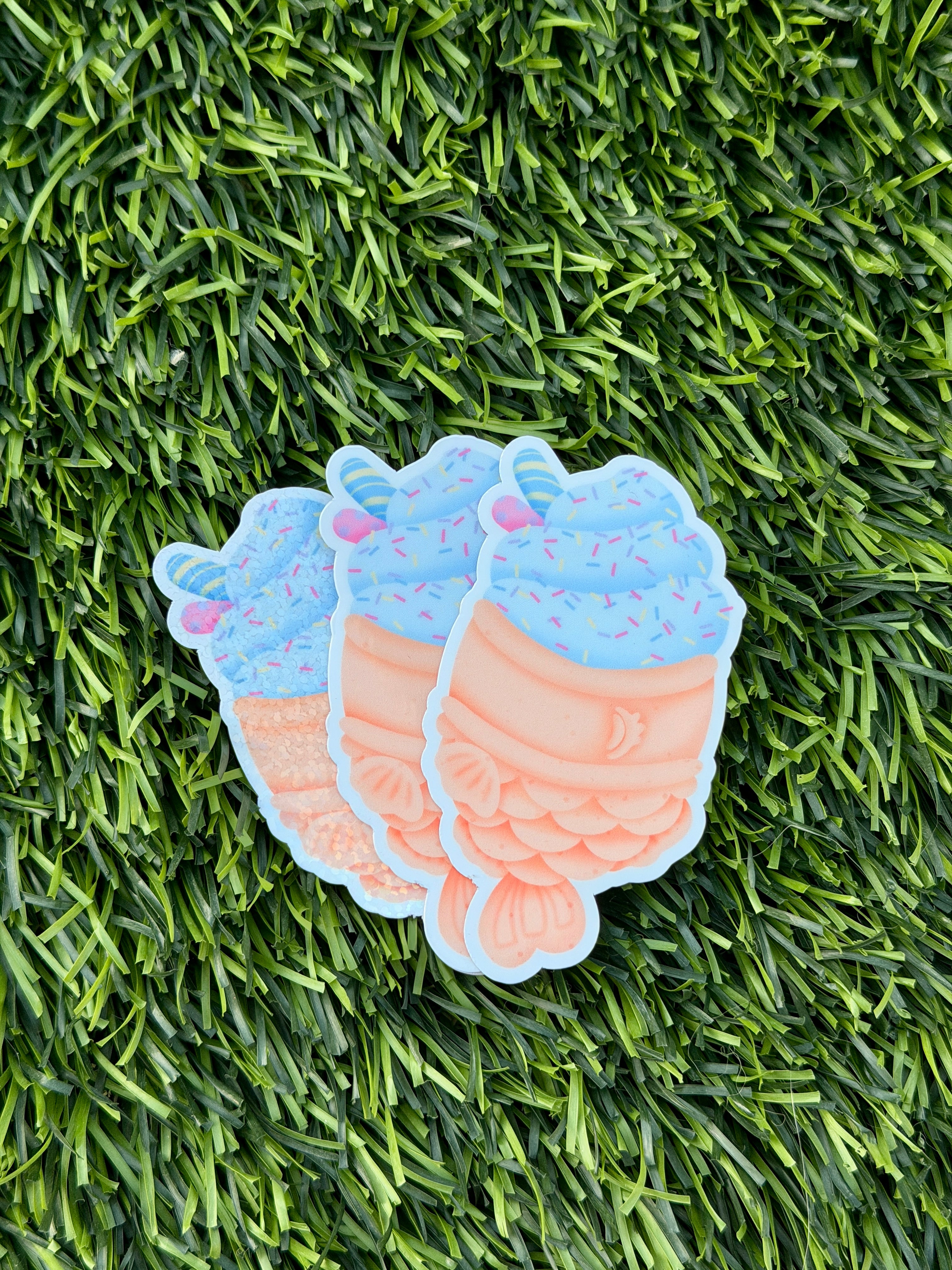 Taiyaki Ice Cream | Die Cut Stickers