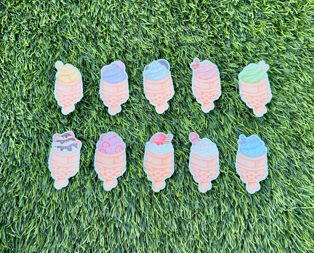 Taiyaki Ice Cream | Die Cut Stickers