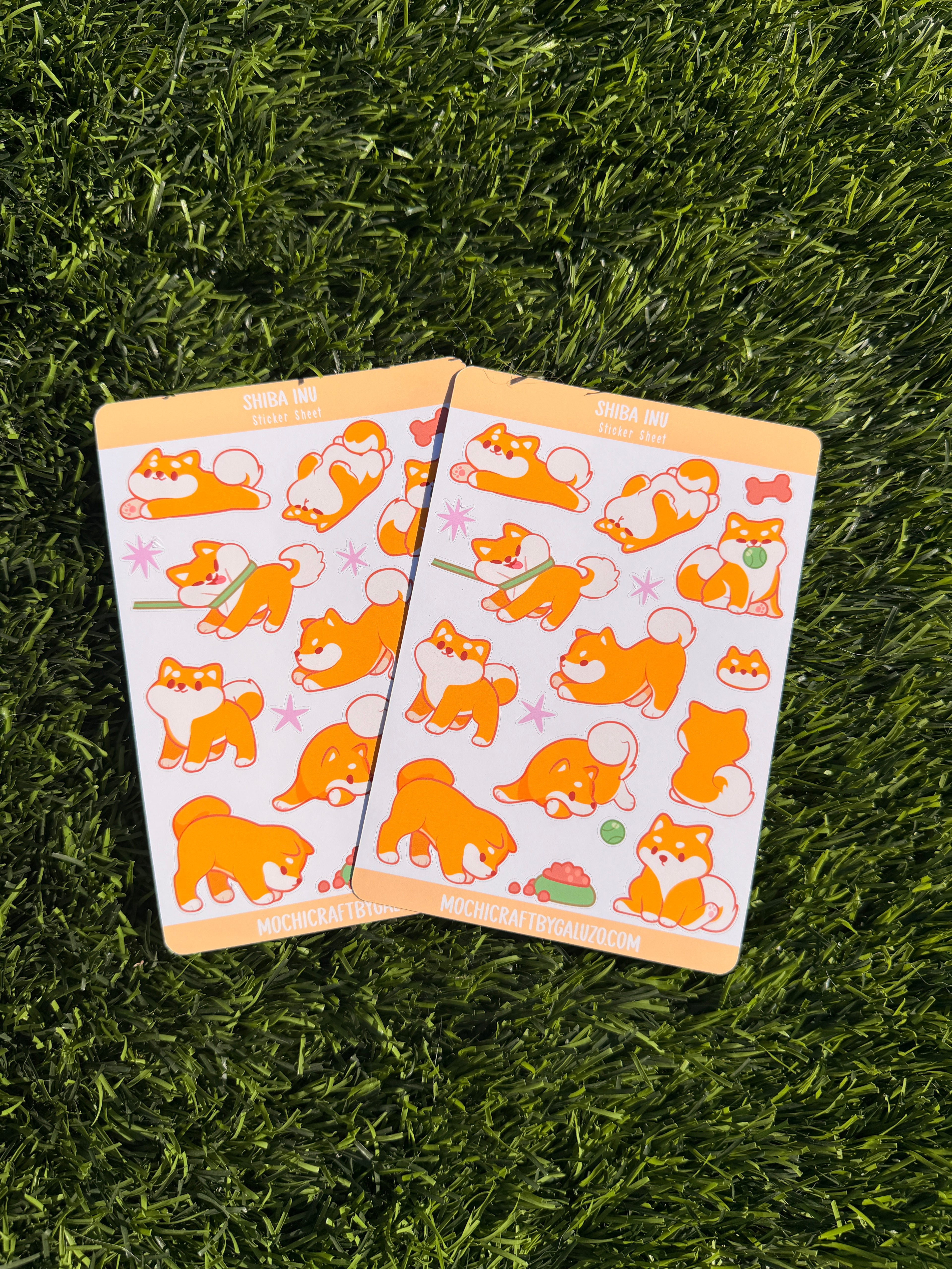 Shiba Inu | Scrapbooking | Sticker Sheet | Kiss Cut