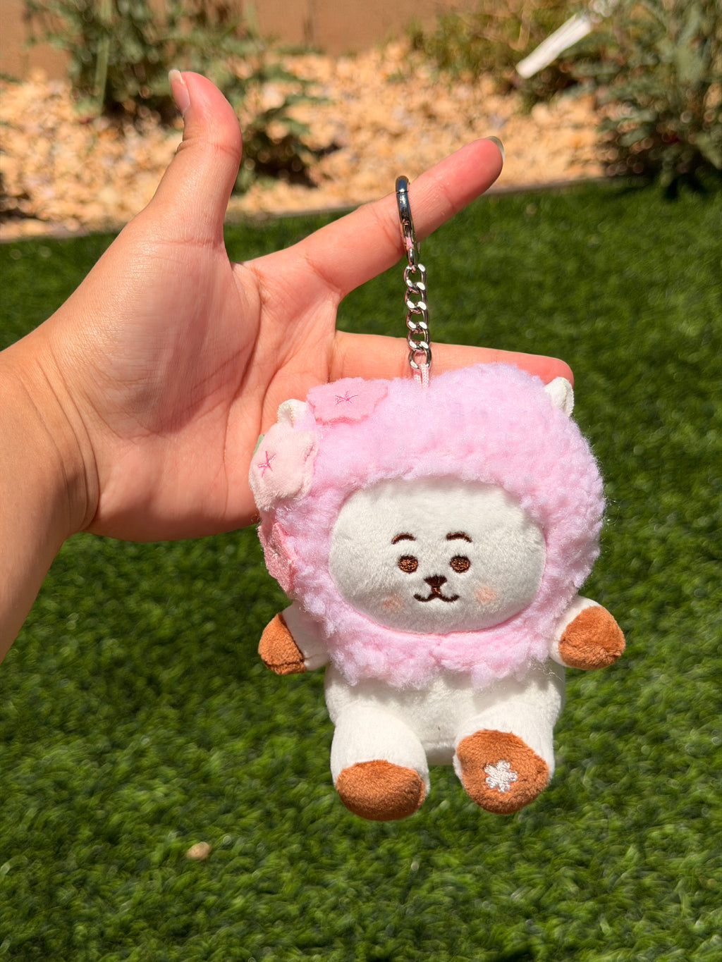 Llavero de peluche KPOP | Colección Primavera | Llavero de personaje Kawaii lindo, mini peluche suave, regalo inspirado en BTS