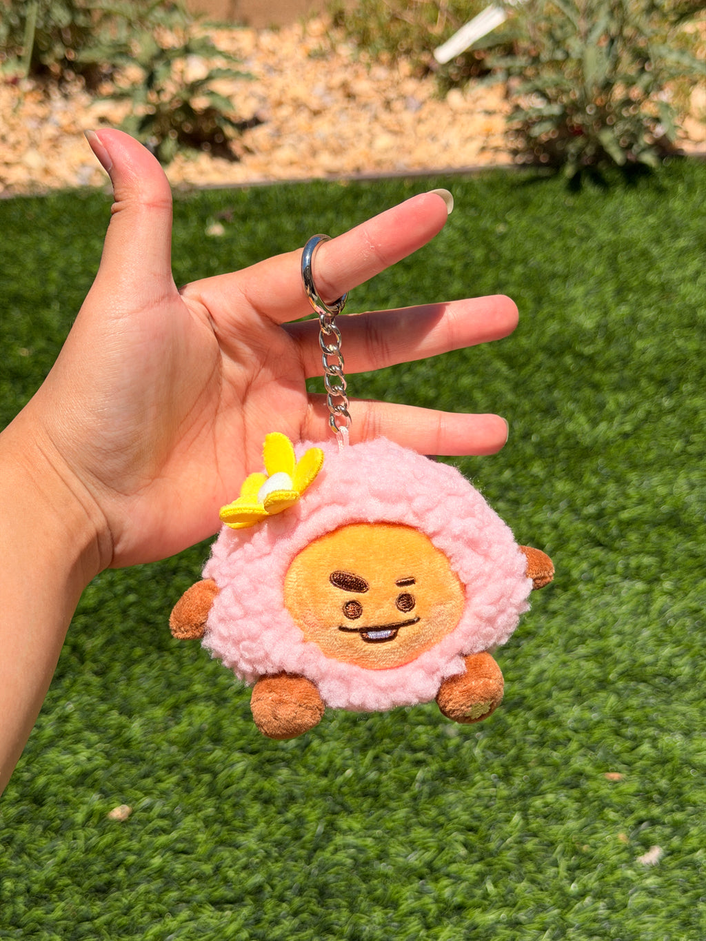 Llavero de peluche KPOP | Colección Primavera | Llavero de personaje Kawaii lindo, mini peluche suave, regalo inspirado en BTS