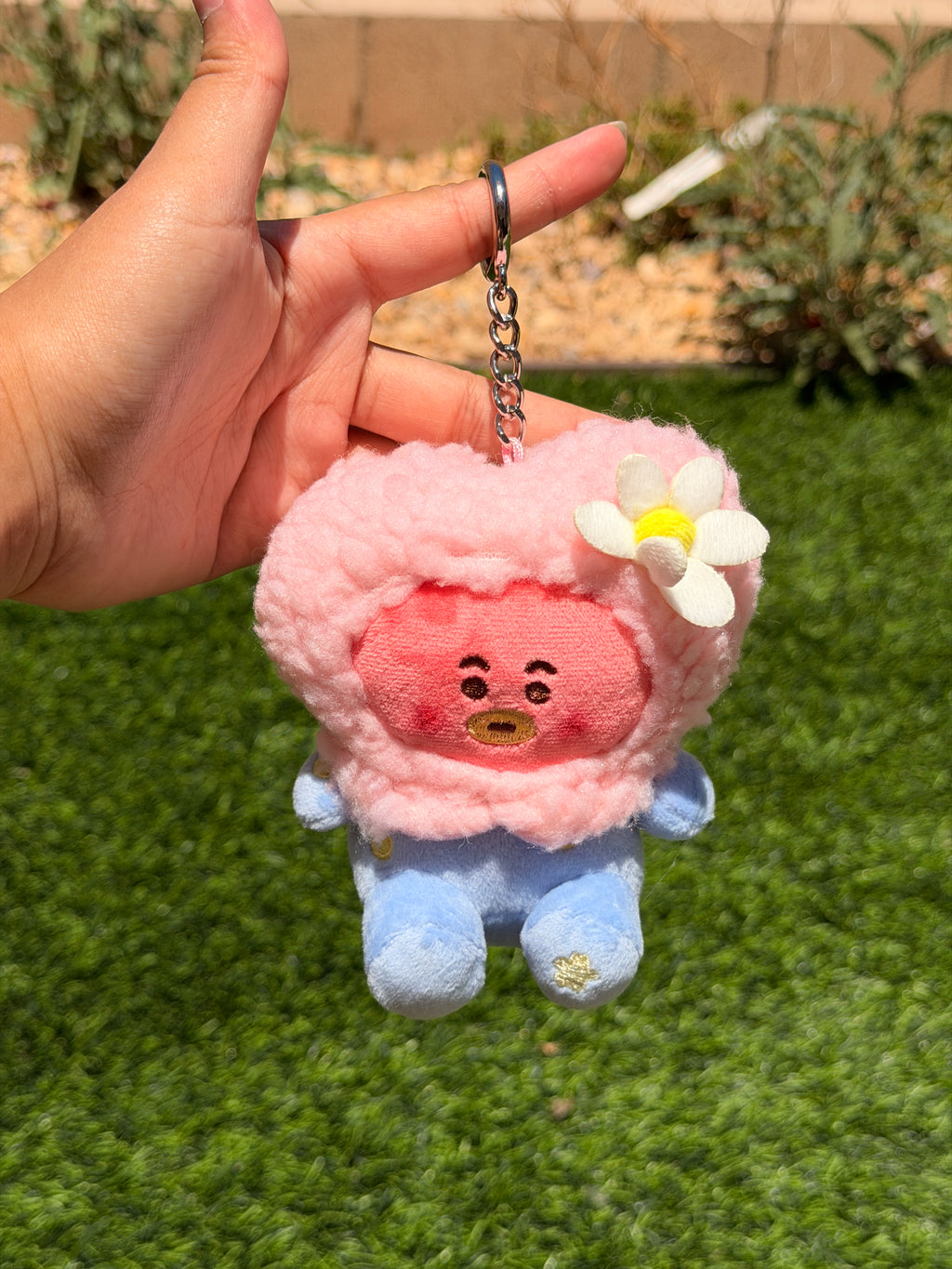 Llavero de peluche KPOP | Colección Primavera | Llavero de personaje Kawaii lindo, mini peluche suave, regalo inspirado en BTS