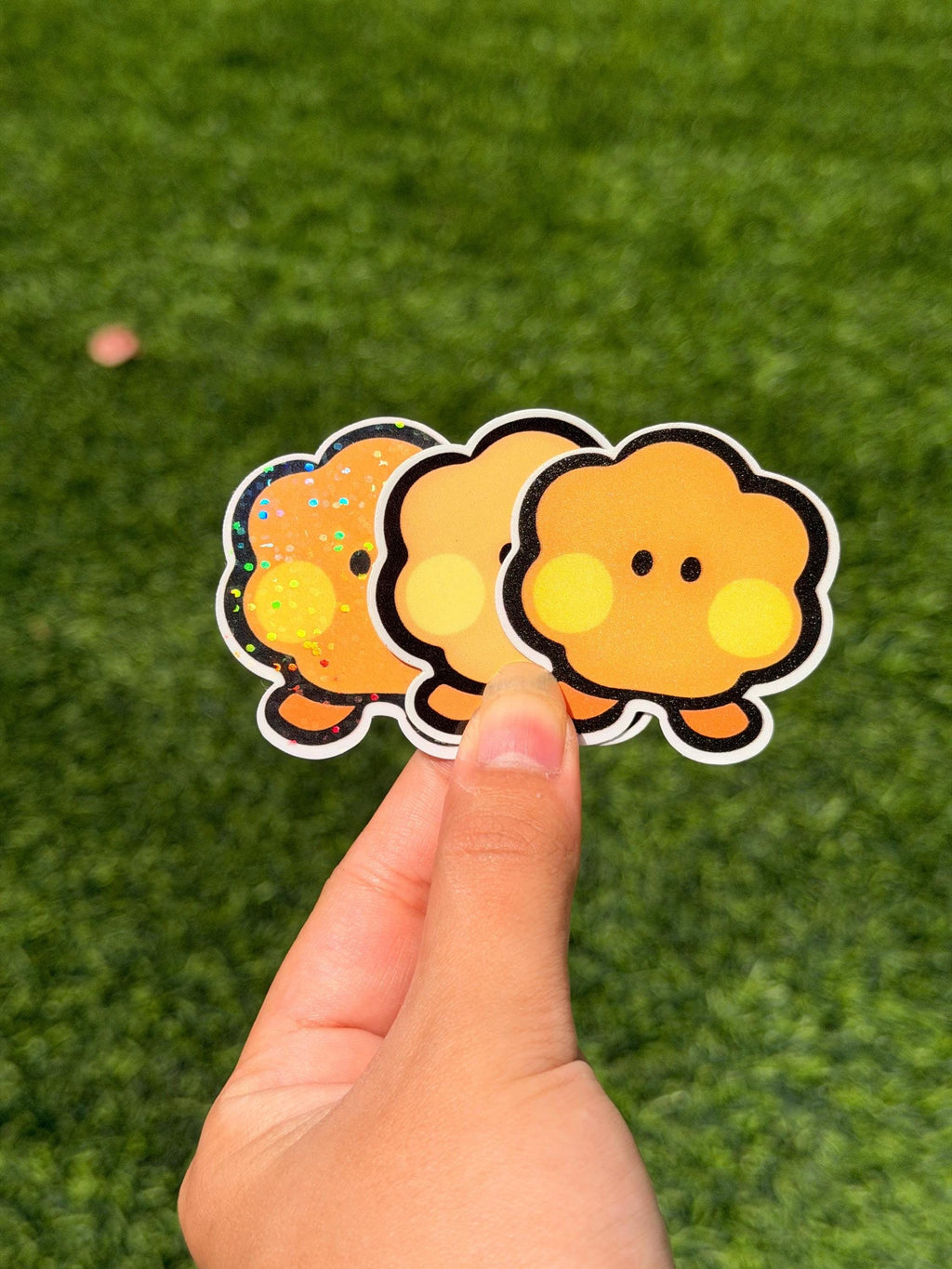 Kpop Minini Sticker Pack | BT21 Inspired Characters | 7pcs Die Cut Vinyl Waterproof Stickers