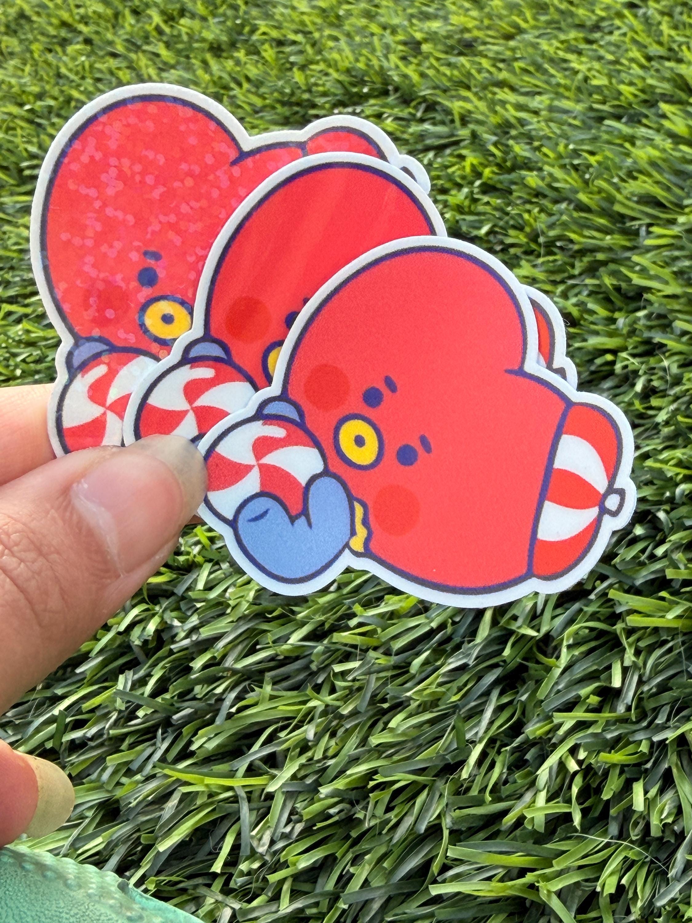 Pegatinas de caramelo de gelatina inspiradas en BT21 | Paquete de vinilo troquelado impermeable (7 piezas)