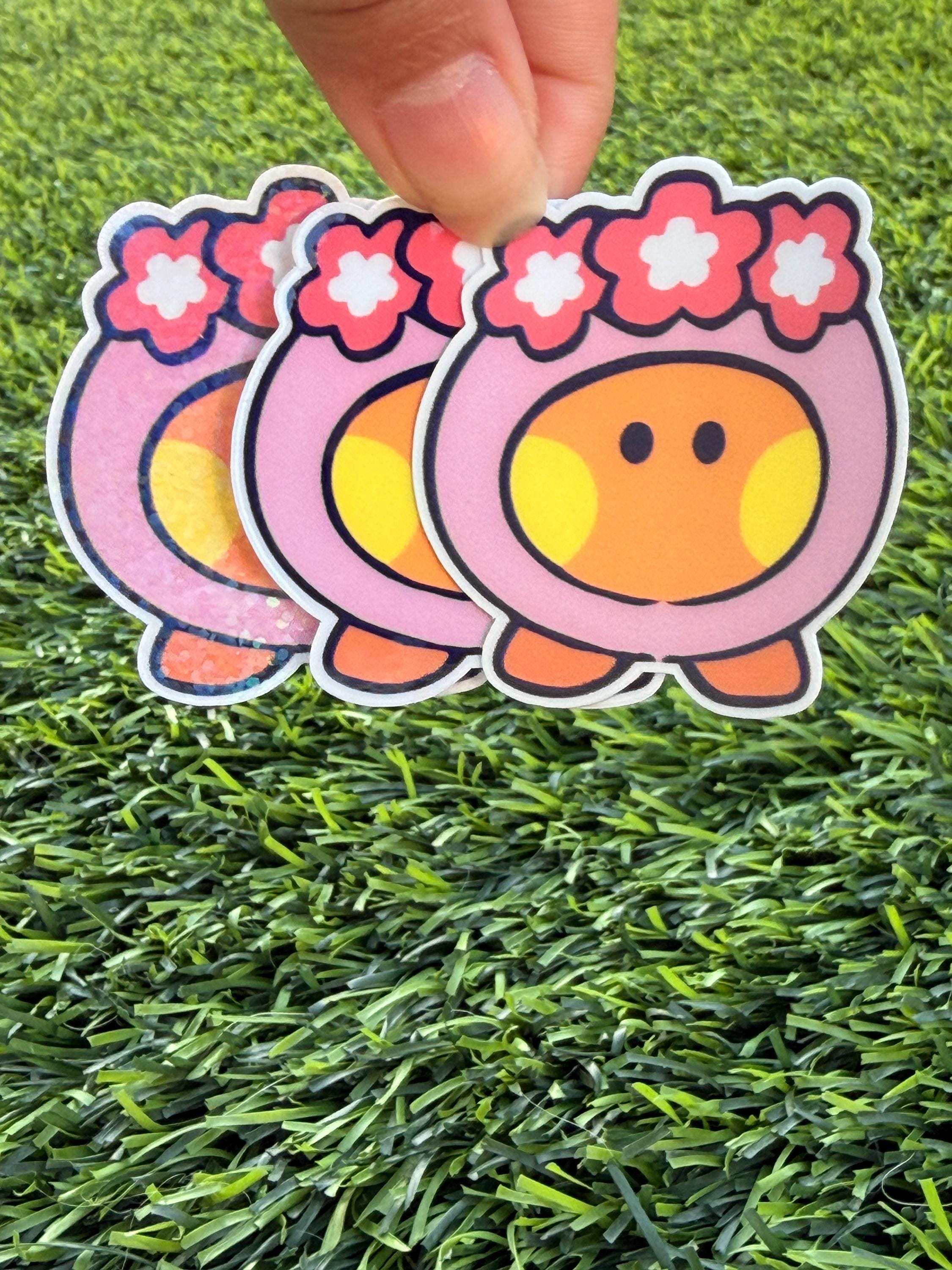 Kpop Summer Beach-themed Sticker Pack | BT21 Inspired Characters | 7pcs Die Cut Vinyl Waterproof Stickers