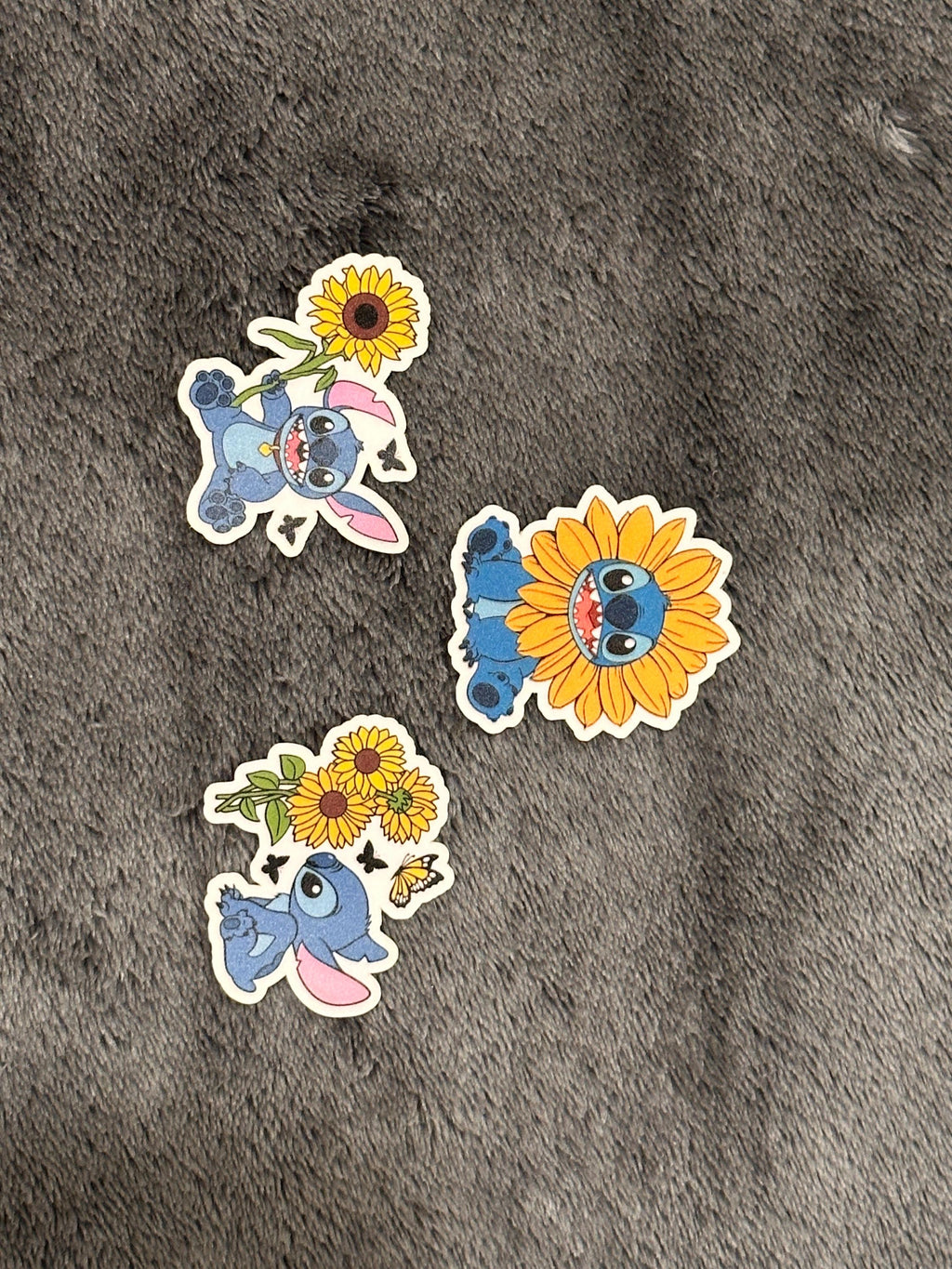 Sonnenblumenstich || Konturgeschnittener Aufkleber