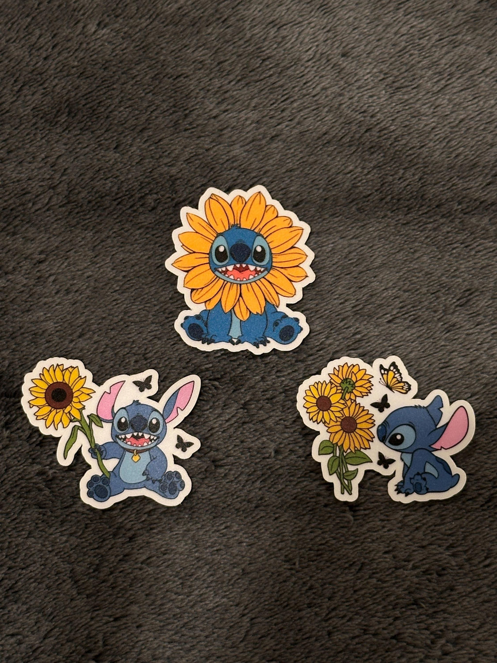 Sonnenblumenstich || Konturgeschnittener Aufkleber