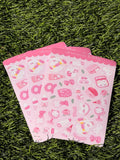 Skincare Katze | Scrapbooking | Stickerbogen | Kiss Cut