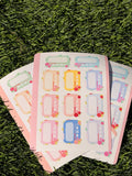 Emotis | Termin | Musik | Scrapbooking | Planer | Aufkleberbogen | Kiss Cut