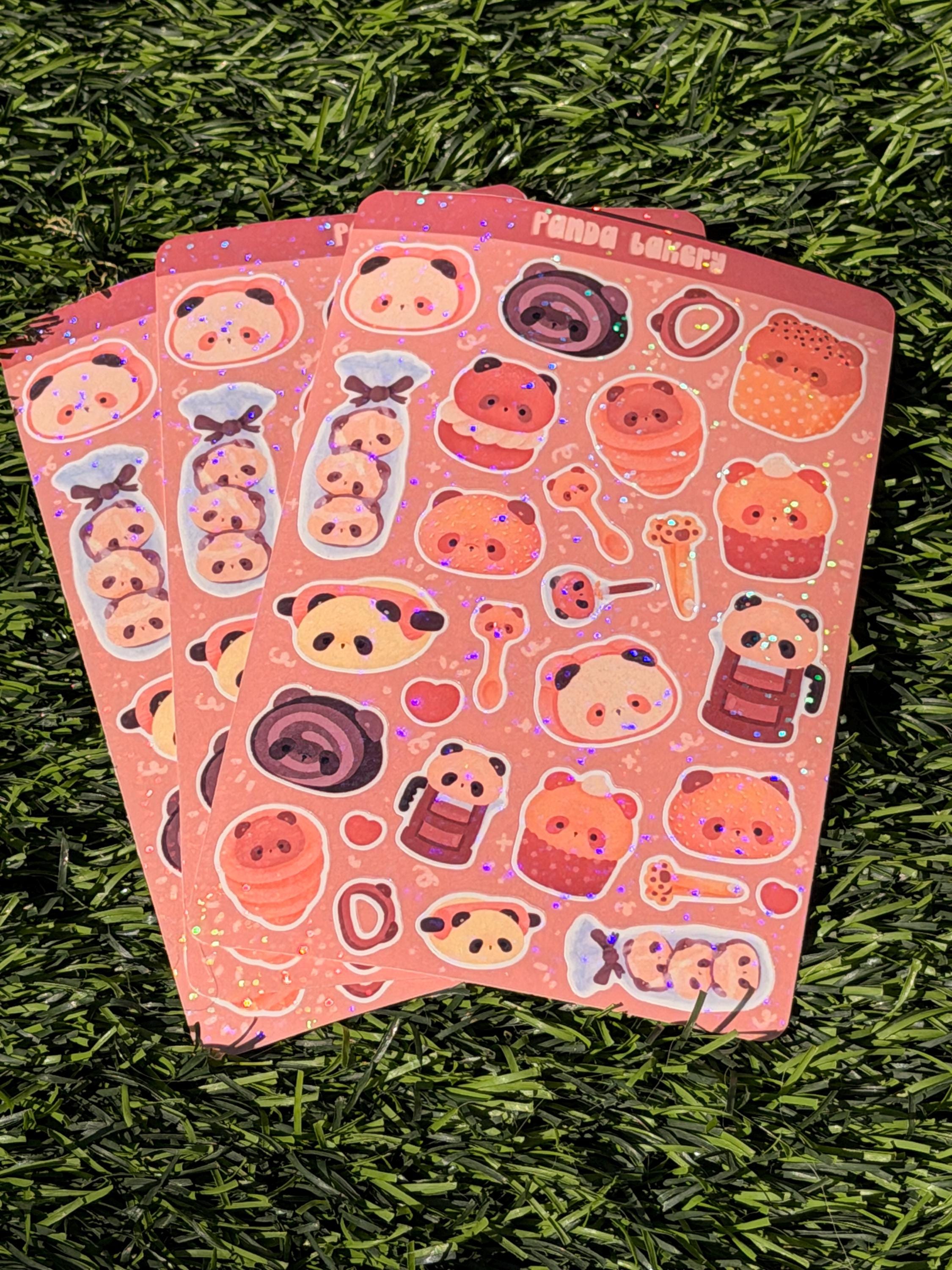 Panda Bakery | Scrapbooking | Planner | Sticker Sheet | Kiss Cut