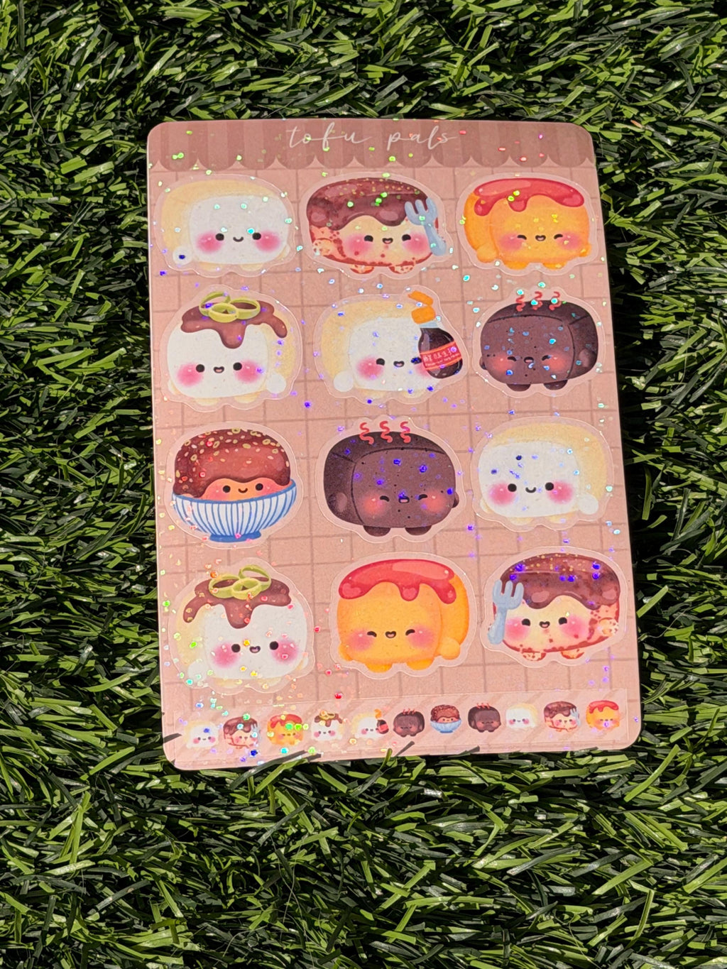 Tofu Pals | Scrapbooking | Planner | Sticker Sheet | Kiss Cut