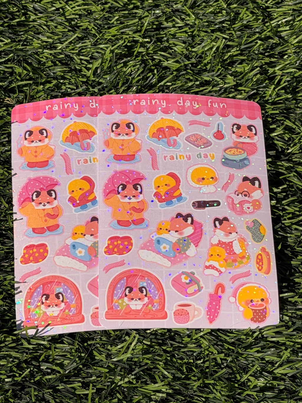 Rainy Day Fun | Scrapbooking | Planner | Sticker Sheet | Kiss Cut