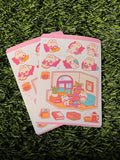 Momentos Acogedores de Bun Bun | Scrapbooking | Hoja de Stickers | Troquelado