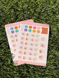 Treat Yourself Time | Scrapbooking | Sticker Sheet | Kiss Cut