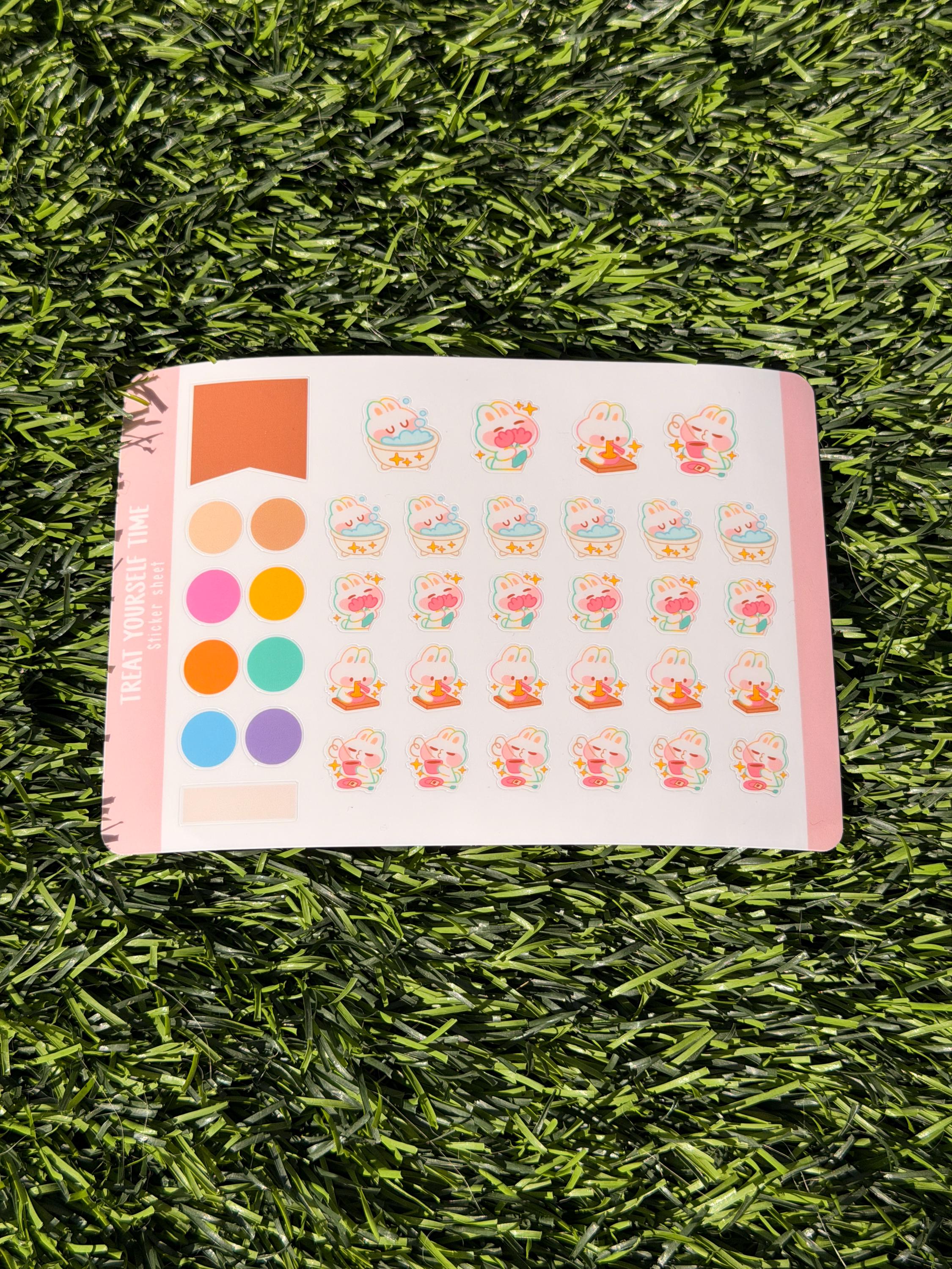 Zeit für dich | Scrapbooking | Stickerbogen | Kiss Cut