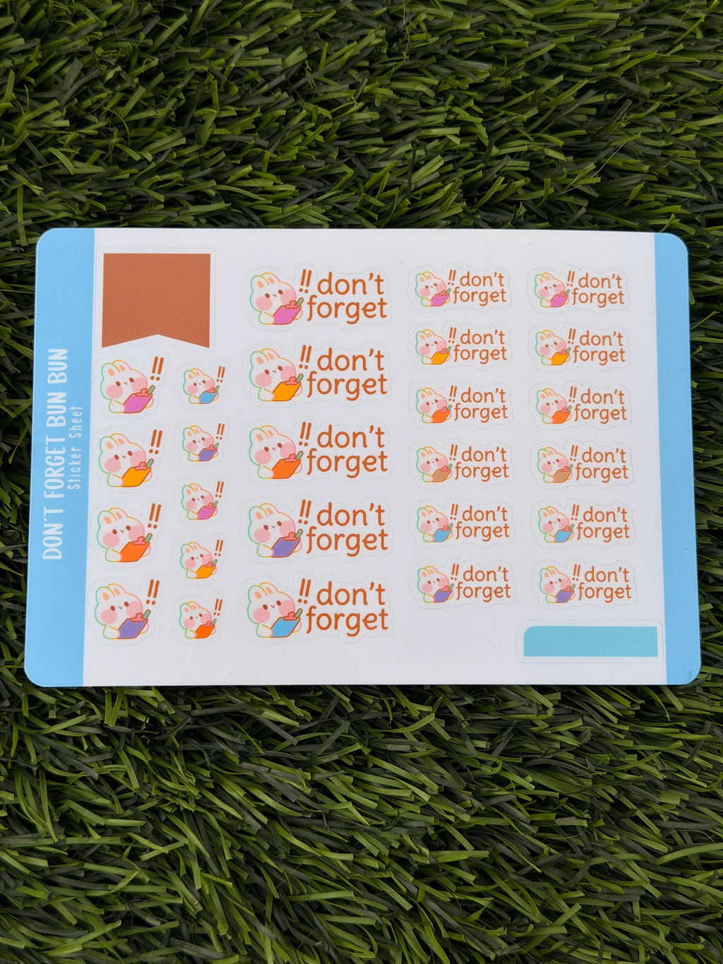 Don't Forget Bun Bun | Scrapbooking | Stickerbogen | Kiss Cut