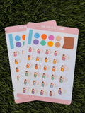 Bun Bun Gets It Done | Scrapbooking | Sticker Sheet | Kiss Cut