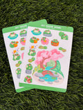 Just Froggin' Around | Scrapbooking | Sticker Sheet | Kiss Cut
