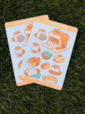 Little Corgi's  BreadShop | Scrapbooking | Sticker Sheet | Kiss Cut