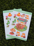 Corgi Sushi Rolls | Scrapbooking | Sticker Sheet | Kiss Cut