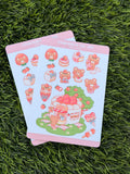 Straw-Bear-Ry Cake Shop | Scrapbooking | Stickerbogen | Kiss Cut
