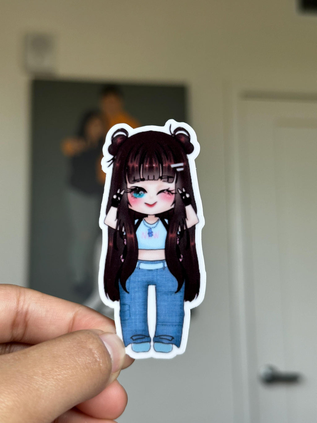 Chibi Kpop Girl Group Sticker Set (5 pcs) | Die Cut Sticker