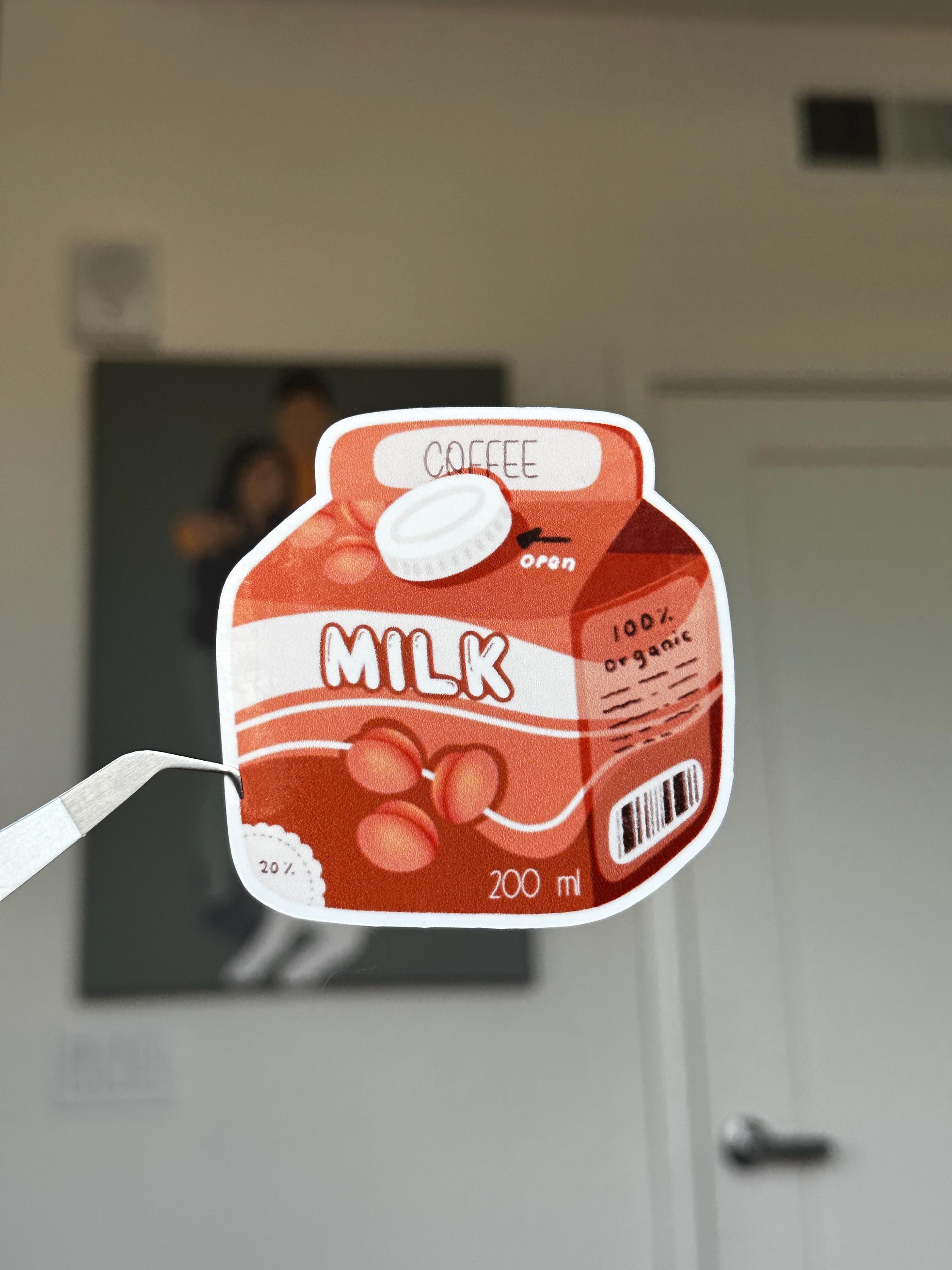 Carton Milk | Kawaii | Die Cut Sticker