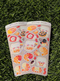 Garnelenliebhaber | Scrapbooking | Stickerbogen | Kiss Cut