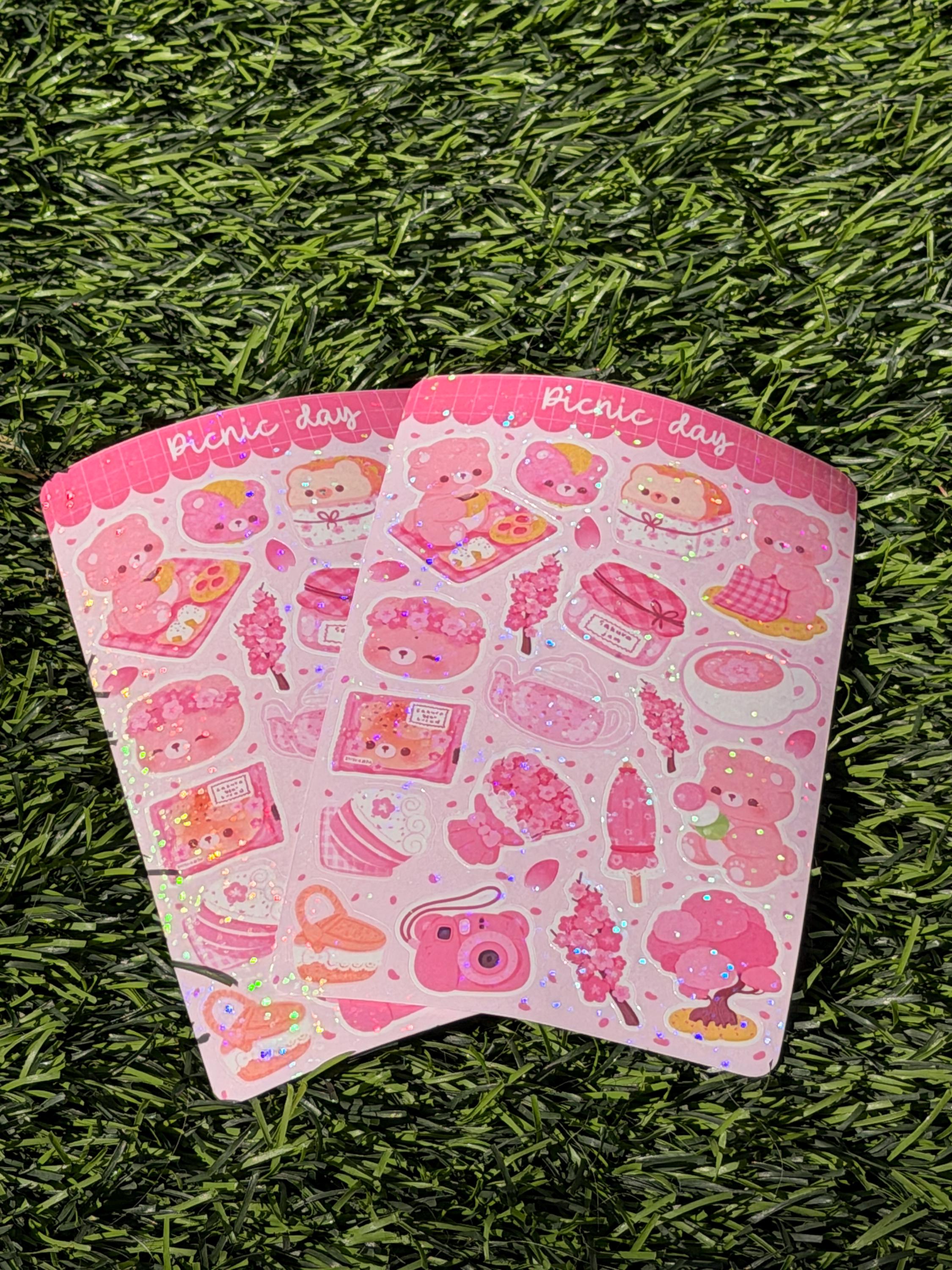 Picknick-Tag | Scrapbooking | Stickerbogen | Kiss Cut
