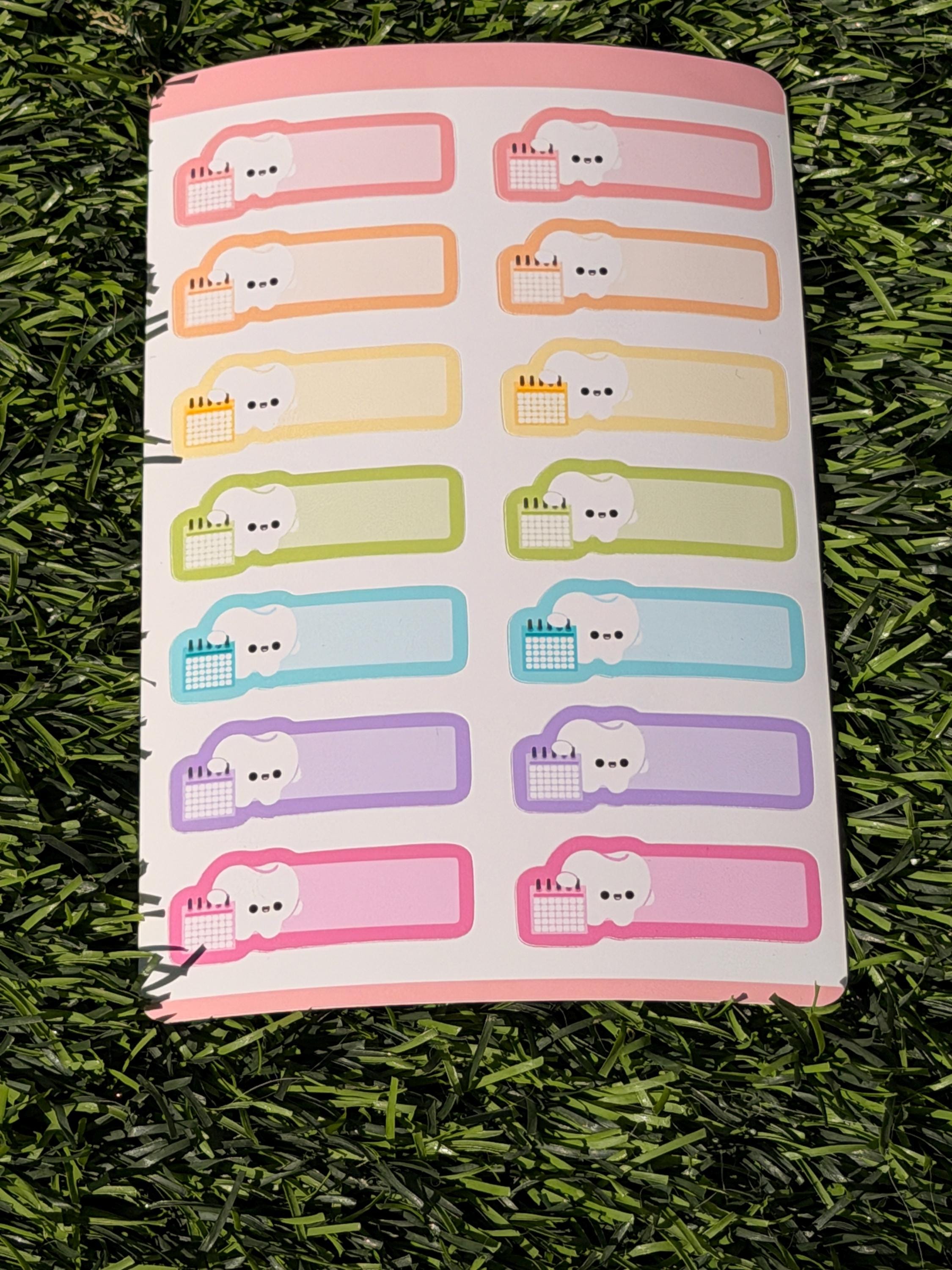 Emotis | Termin | Musik | Scrapbooking | Planer | Aufkleberbogen | Kiss Cut