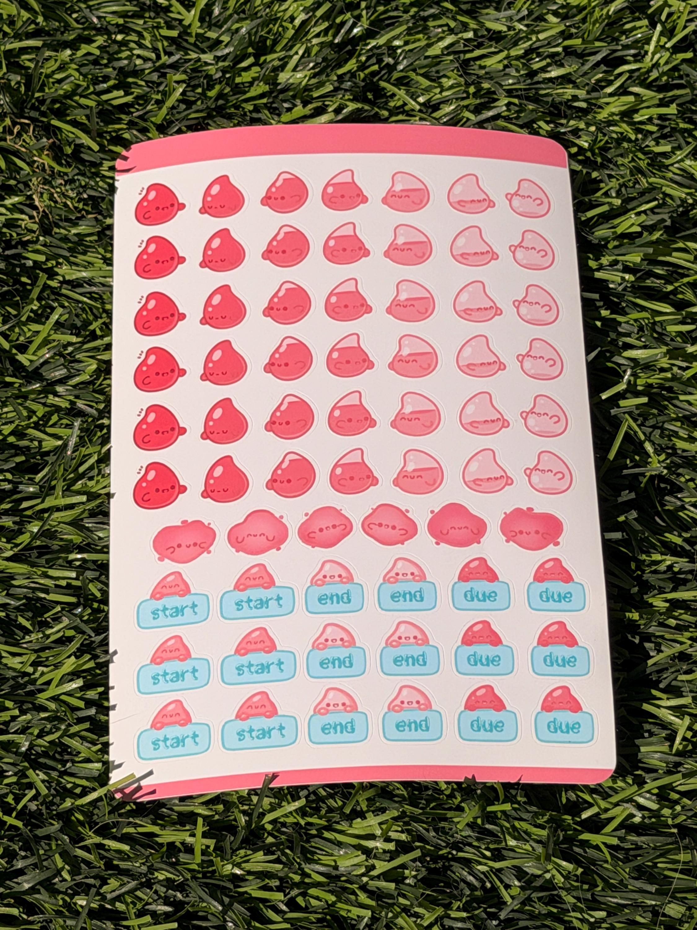 Emotis | Termin | Musik | Scrapbooking | Planer | Aufkleberbogen | Kiss Cut
