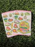 Bun Bun's Matcha Shop | Scrapbooking | Sticker Sheet | Kiss Cut